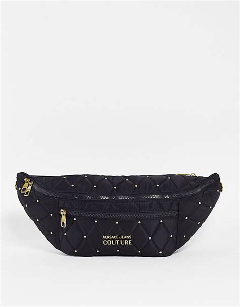 Versace Jeans Couture quilted cross bum bag in 